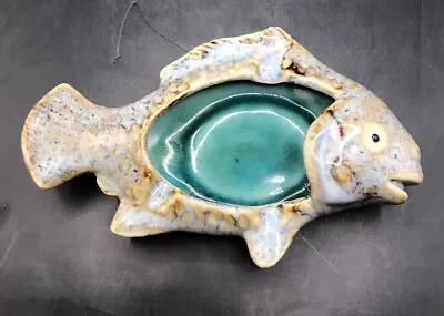 Buy COBB Art Pottery DEVON United Kingdom Hand Made FISH Ashtray Trinket Dish VTG 6  • 28.46£