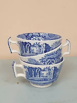 Buy 3 Vintage Spode Blue Italian Teacups • 6£