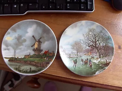 Buy Poole 2  Small  Decorative Plates Windmill & Winter • 8£