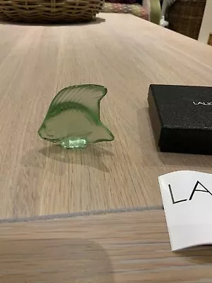 Buy Lalique 3001100 Cachet Poisson Vert  Clair  Green Fish Signed Brand New Boxed • 65£
