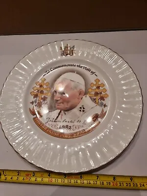 Buy Royal Kent China Commemorative Plate Catholic Pope John Paul II  26.5cm Diameter • 8.95£