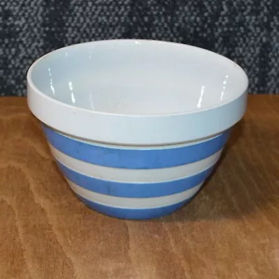 Buy Vintage TG Green Blue Cornishware Large Pudding Basin 2 Pint Green Shield • 24.90£