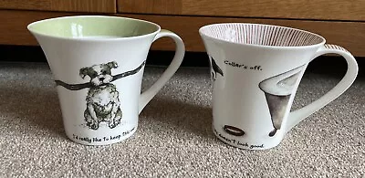 Buy PAIR OF HUDSON MIDDLETON SCRUFFY MUTTS MUGS New And Unused • 25£