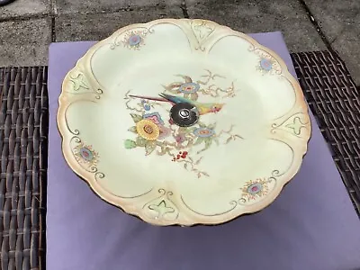 Buy CHINA CROWN DUCAL CAKE STAND Pretty Parrot Bird Pattern Metal Stand   • 12.99£