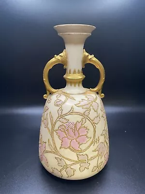 Buy Antique Doulton Burslem Bud Vase Hand Paint Enamel Flowers C.1891-1902 • 166.03£