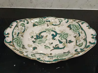Buy Masons Chartreuse 15  Oval Serving Bowl. • 28.99£