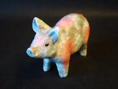 Buy Park Rose Bridlington England Pottery Pig Floral 4  Animal Ornament Figurine • 13£