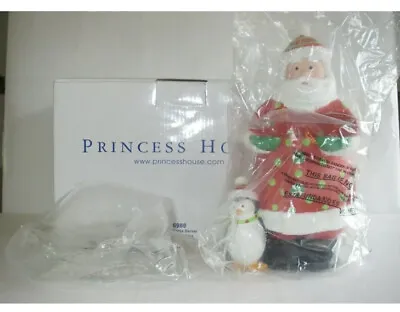 Buy 6988 Princess House 2 Piece SANTA Serving Set Santa 9  Tall & Plate 6  NIB HTF • 33.58£