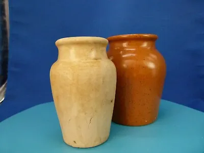 Buy Stoneware Salt Glazed Small Pots X 2 • 9£