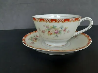 Buy JYOTO CHINA Tea Cup And Saucer Set. OCCUPIED JAPAN W/Floral Design  • 12.52£