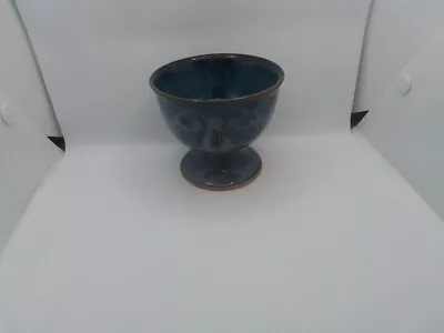 Buy Blue Goblet Cup 3,5 /4 Approx. Studio Pottery.  • 17.86£