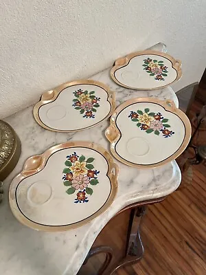 Buy Vintage Noritake China Four Luncheon Plates Circa 1920s Antique Hand Painted Jap • 39.20£