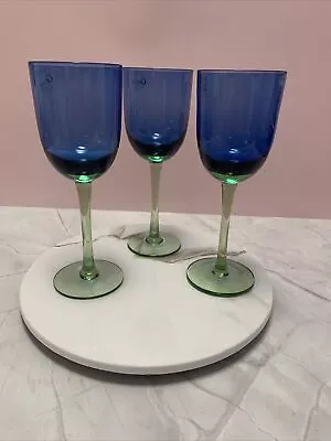 Buy Avante Cobalt Blue By Gibson China  Hand Crafted Vintage/Discontinued (set Of 3) • 23.61£