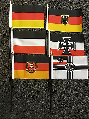 Buy Germany Hand / Table Flag Military History WW1 WWI Eagle Crest Imperial German • 2.99£