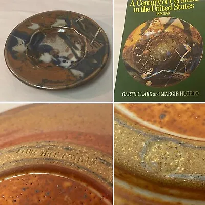 Buy Plum Tree Pottery Artist John Glick Original 8  Plate Stoneware Glazed Signed • 426.25£