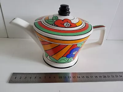 Buy Clarice Cliff Art Deco Bizarre Ware  Inspired Teapot By Past Times • 21.99£