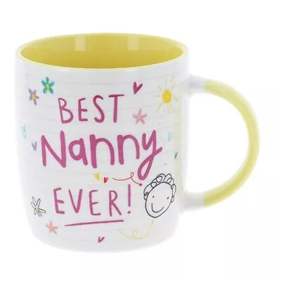Buy Scribbles Cute Best Nanny Ever China Mug Gift Range From Kids Children • 10.99£