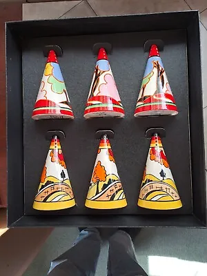 Buy Clarice Cliff Bizarre By Wedgwood : 6 Sugar Sifters - Box Set With Certificates. • 500£