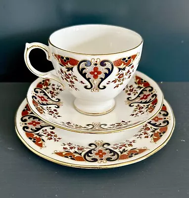 Buy Vintage Colclough Royale Pattern Tea Trio Cup Saucer Side Plate Set • 7.99£