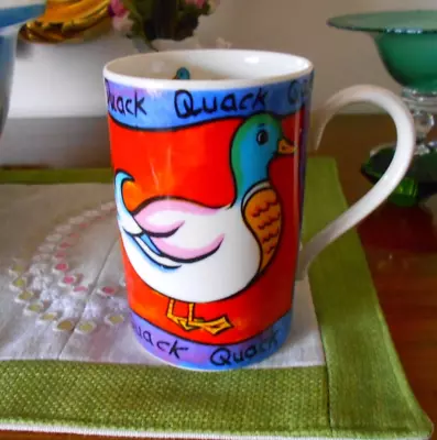Buy Dunoon Funny Farm Quack Quack Mug Jane Brookshaw • 5£