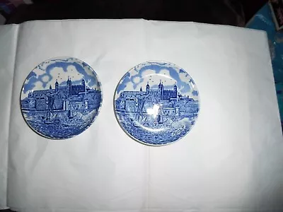 Buy Pair Vintage Johnson Bros China Plates For The 900th Anniversary Tower Of London • 10.99£