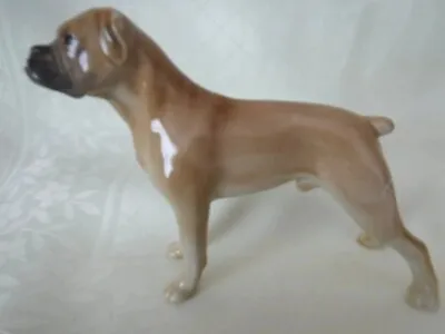 Buy Boxer Dog Figurine By Branksome Pottery C1950s • 12£