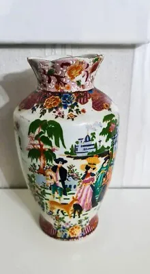 Buy Oriental Design Chinese Vase 8 Inch Tall • 25£