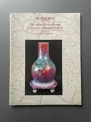 Buy Ruskin Pottery-The Adam Ferneyhough Collection Of Ruskin Pottery-Sotheby’s 1993 • 39.99£