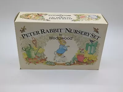 Buy Wedgewood Peter Rabbit 3 Piece Nursery Set Mug, Plate And Bowl In Original Box • 24.12£