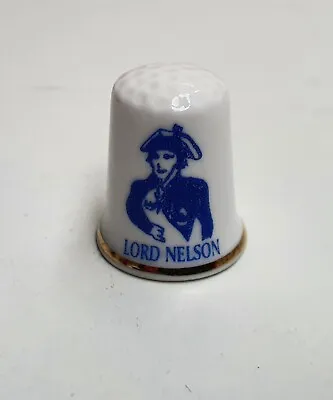 Buy Norfolk China Lord Nelson Commemorative Thimble 2.5cm 1758-1805 Made In England • 8.67£