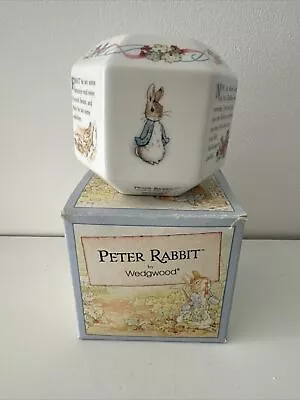 Buy Vintage Wedgewood Beatrix Potter Peter Rabbit Money Box - NEW - Christening • 13.99£