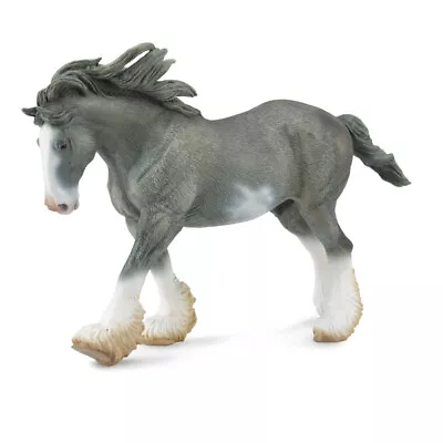 Buy CollectA Clydesdale Stallion - Black Sabino Roan • 11.89£