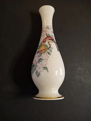 Buy Lenox Bud Vase  Serenade  Bird Flowers Design Vintage 8.75  MCM Apple Tree • 17.26£