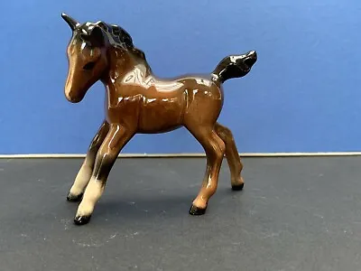 Buy Royal Doulton/Beswick Small Brown Glossy Foal Model DA 78 • 9£