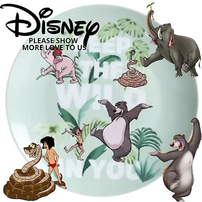 Buy Disney Jungle Green Elephant Snake Bear Ape Dinnerware Side Plate X 1 Piece New • 13£