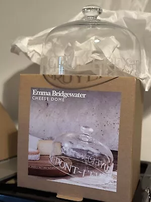 Buy EMMA BRIDGEWATER BLACK TOAST GLASS CHEESE DOME BNIB Free Post • 108£
