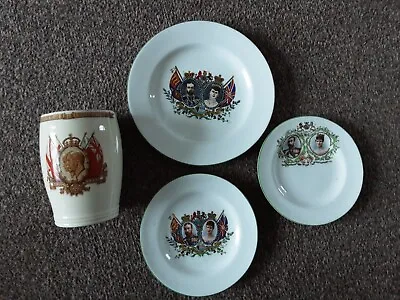 Buy King George V & Queen Mary Assorted China Commemorative Ware • 3£