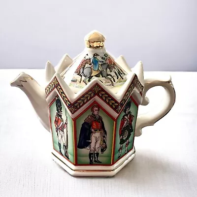 Buy Vintage Sadler Battle Of Waterloo 1815 Lidded Tea Pot Collector’s Item • 8.50£