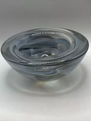 Buy Vintage Glass Kosta Boda  Anna Ehrner Atoll Bowl Dish • 40£