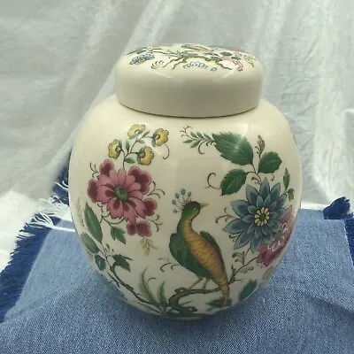 Buy Sadler Pottery Ginger Jar. Exotic Pheasant/Bird Of Paradise. Floral Ornament • 7£