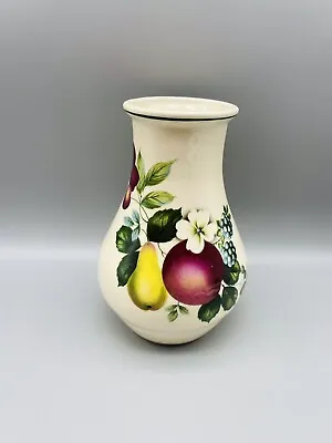 Buy Brixham Pottery Devon Ceramic Vase Fruit Pear Apple Blackberry  • 3£