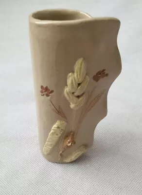 Buy British Studio Pottery Vase With Mouse On Wheat By Jean Ahmed Of Canterbury Kent • 18.99£