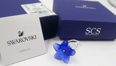 Buy Beautiful Rare Mint Boxed Swarovski Crystal Scs 2020 Gentian Flower Gift 5490321 • 28.95£