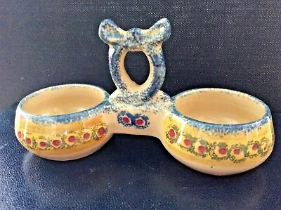 Buy Henriot Quimper Pottery Condiment Set C1930s VG Cond Marked On Base 6.5cm Tall  • 6.99£