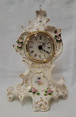 Buy Dresden Sitzendorf - Clock - Roses • 55£