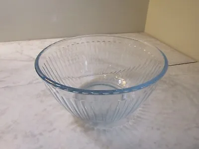 Buy Vintage PYREX Clear Glass Blue Tint Nesting Mixing Bowl 6 Cup Size • 15.36£
