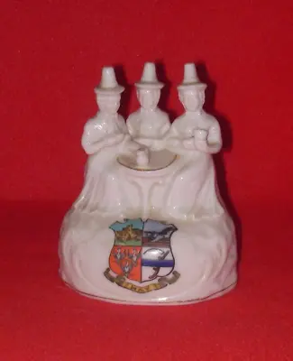 Buy Arcadian Crested China Welsh Tea Party HAY Crest • 9.99£