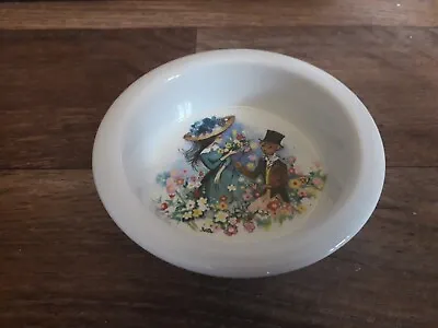 Buy Carlton Ware, Vintage Ash Tray With Courting Couple, 1960/70's. • 4.75£