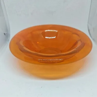 Buy George Davidson Orange Small Cloud Glass Bowl Rare Vintage Art Deco • 51£