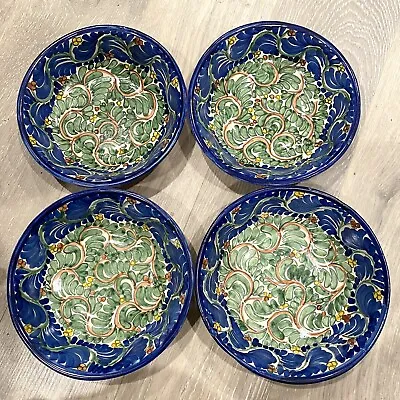 Buy 4pc Set Talavera Pottery Bowls Mexican Folk Art 8  Hand Painted • 28.72£